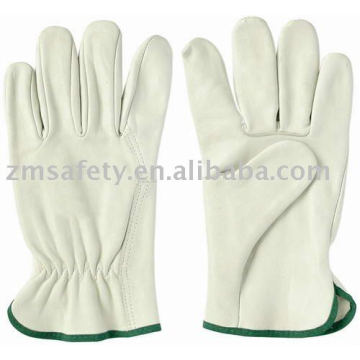 Cowgrain-Leder-Sicherheits-treibende Handschuhe